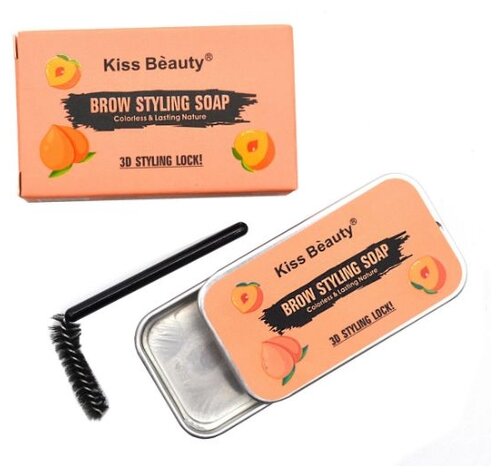 Мыло для укладки бровей 3D Eyebrow Styling Soap Персик