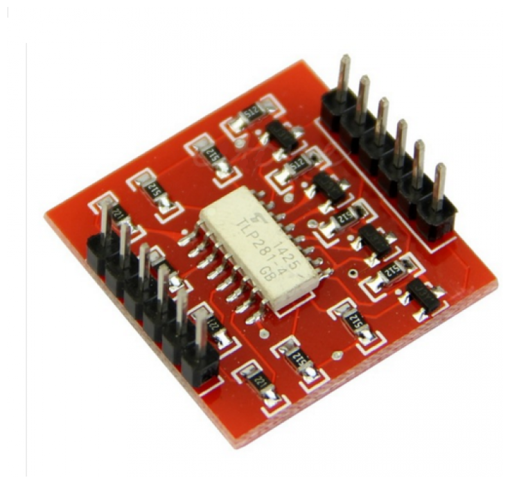 Модуль опторазвязки на 4 канала TLP281