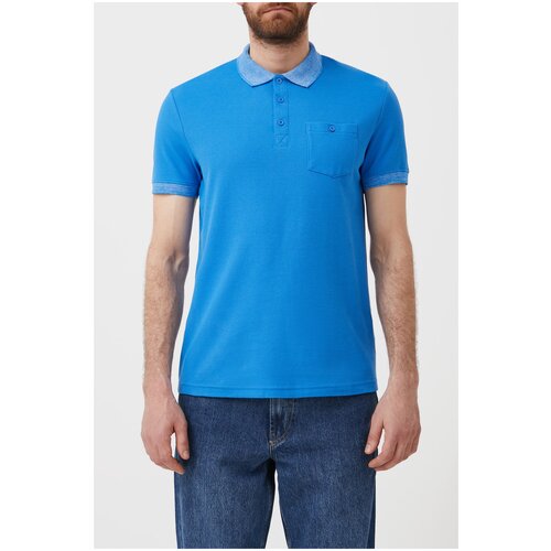 фото Поло finn flare bas-20017 размер xl, голубой