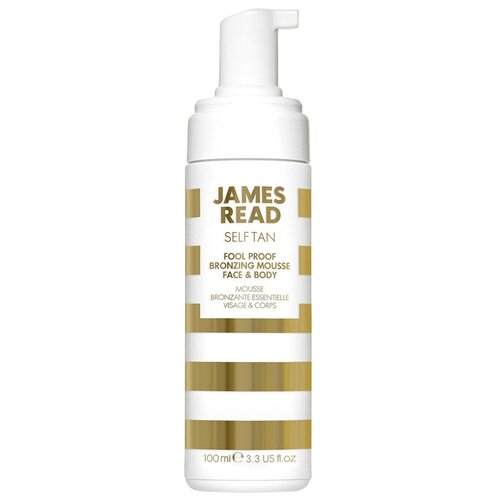 JAMES READ мусс для автозагара Fool Proof Bronzing Mousse Face & Body 100 мл бронзирующий мусс для лица и тела self tan fool proof bronzing mousse face