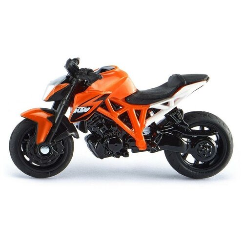 Мотоцикл Siku KTM 1290 Super Duke R (1384) 1:55, 6 см, оранжевый/черный