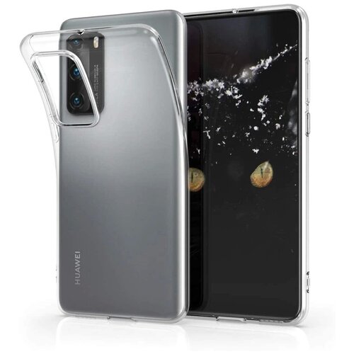 фото Чехол силиконовый для huawei p40 / tpu, прозрачный / zamarket