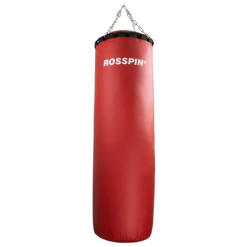 фото Боксерский мешок rosspin, 55 кг, пвх, песок и опилки, красный.