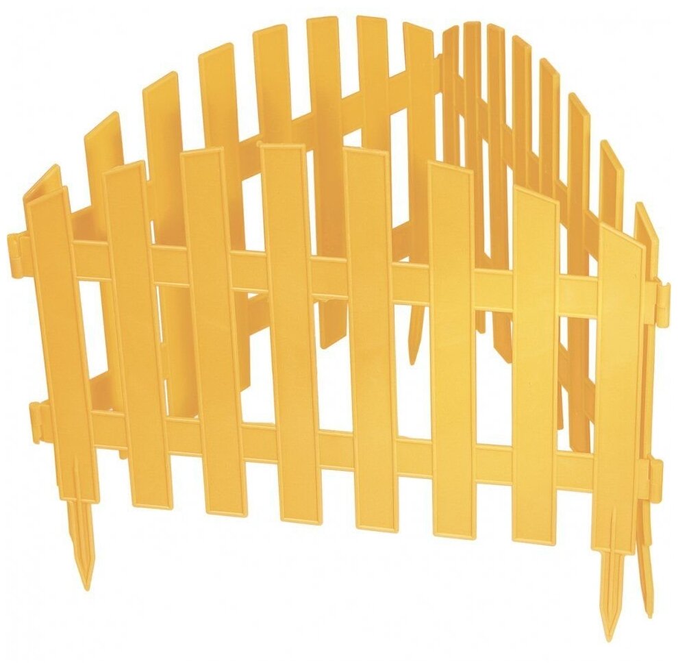 Забор декоративный Palisad Винтаж 28x300cm Yellow 65010 - фотография № 8