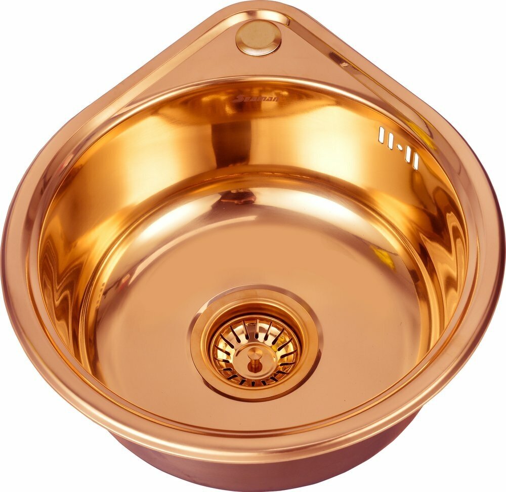 Мойка кухонная Seaman Eco Wien SWT-3945 copper polish