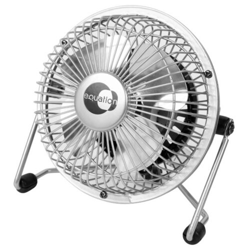 Вентилятор настольный Equation Lara 15 Вт D10 см цвет нержавеющая сталь 98000₽