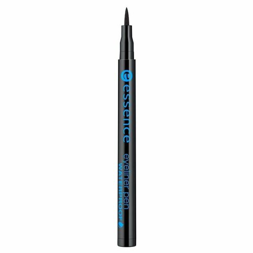 Essence Подводка для глаз Eyeliner Pen Waterproof, оттенок 01 deep black ingrid cosmetics подводка маркер для глаз deep black eyeliner оттенок черный