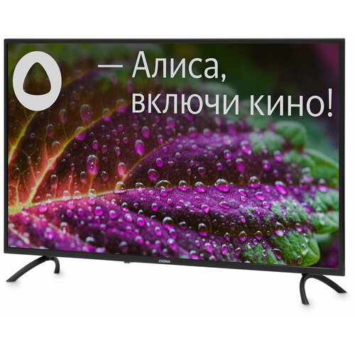 Телевизор LED Digma 43 DM-LED43SBB31 Яндекс ТВ черный FULL HD 60Hz DVB-T DVB-T2 DVB-C DVB-S DVB-S2 USB WiFi Smart TV 2326500₽