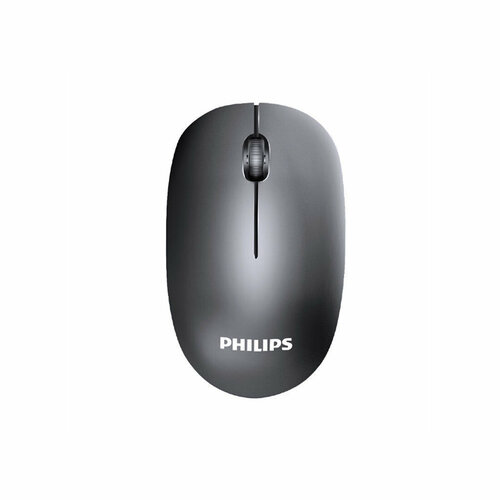 Мышь беспроводная PHILIPS SPK7221, чёрный мышь беспроводная philips m384 1600dpi wireless usb черный spk7384