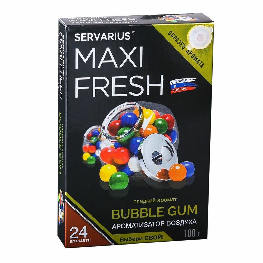 Ароматизатор под сиденье автомобиля Maxifresh bubble gum 100 г. гелевый