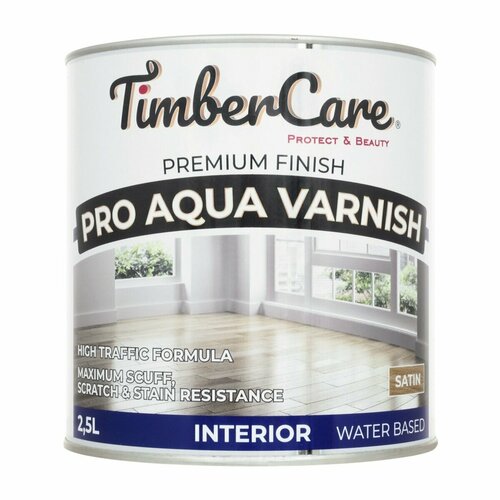 Износостойкий лак на водной основе TimberCare Pro Aqua Varnish 2,5 л Полуматовый 350074 износостойкий лак на водной основе timbercare pro aqua varnish 2 5 л полуматовый 350074