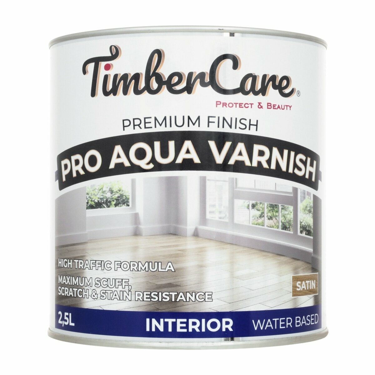 Износостойкий лак на водной основе TimberCare Pro Aqua Varnish 25 л Полуматовый 350074