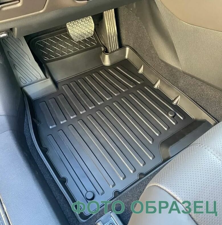 Коврики резиновые в салон 3D STANDART для GAZ Gazelle Next Fermer 2-ой ряд (2014-)