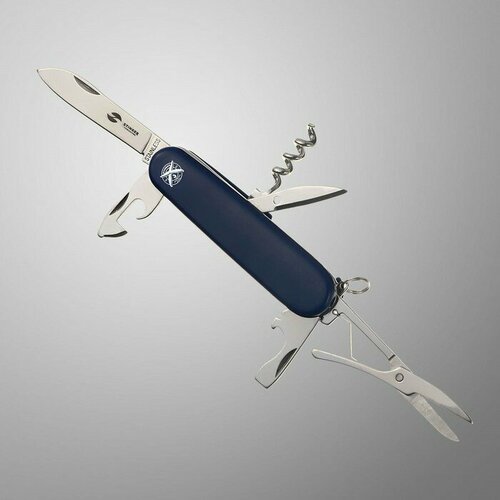 MARU Нож перочинный Stinger, 11 функций, рукоять - АБС-пластик, синий, 9 см