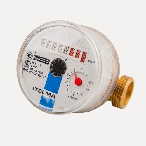 Изображение товара Cчетчик для холодной воды итэлма WFK20 L=80 30˚C - размер присоединения 3/4"