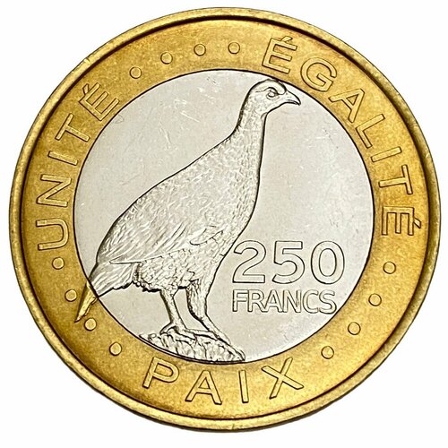 Джибути 250 франков 2012 г. (2)