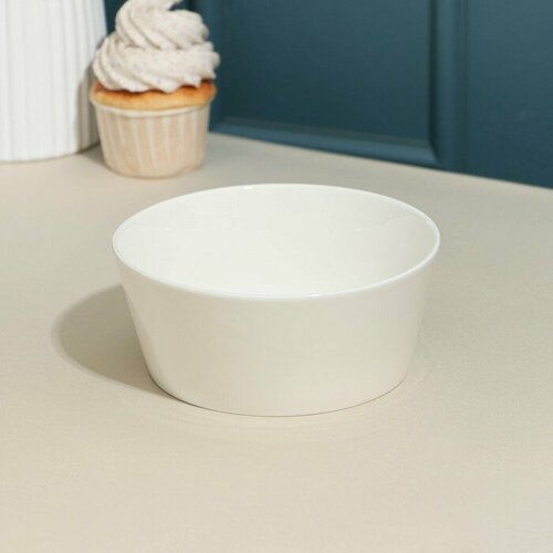 Quinsberry Салатник фарфоровый Sola, 650 мл, d=15 см. белый