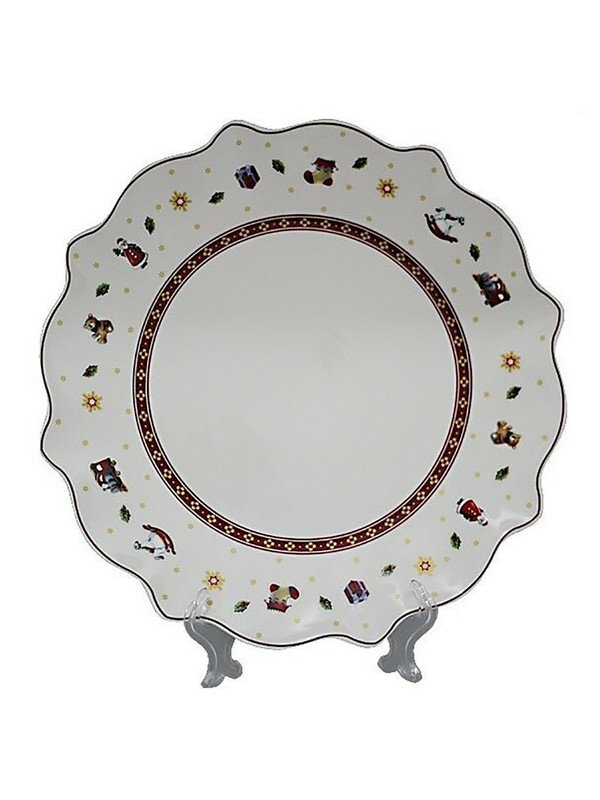 фото Блюдо сервировочное Lenardi "Новогодний", фарфор