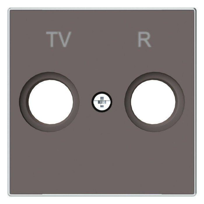 2CLA855000A6301 Накладка на розетку телевизионную ABB Sky скрытый монтаж тауп 8550 TP