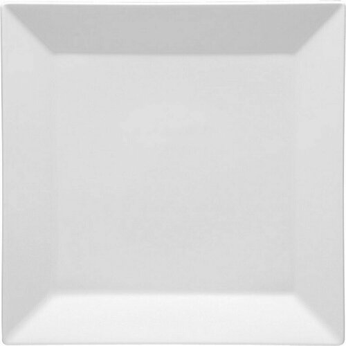 Тарелка Lubiana Классик квадратная 215х215х20мм, фарфор, белый