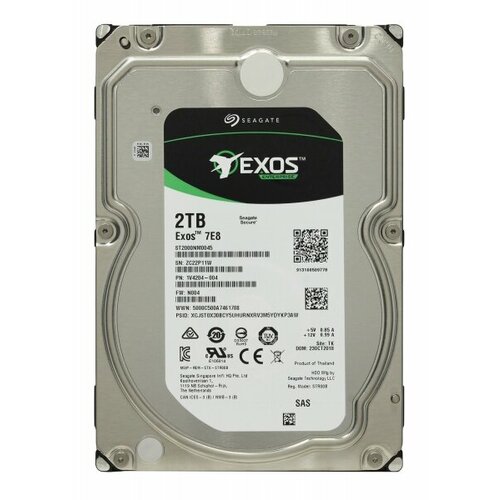 Жесткий диск Seagate 1V4204-004 2Tb 7200 SAS 35 HDD 1688000₽