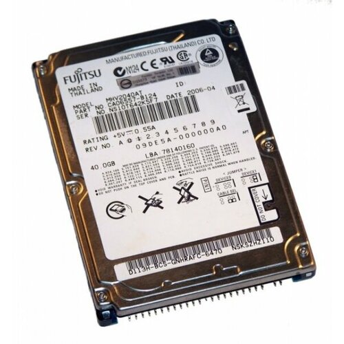 Жесткий диск Fujitsu MHV2040AT 40Gb 4200 IDE 25 HDD 701000₽