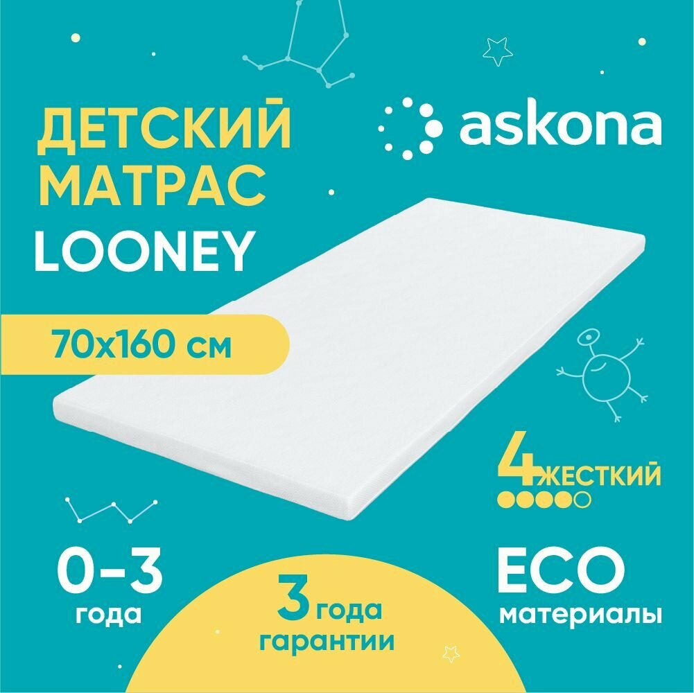 фото Матрас детский анатомический (аскона) ASKONA KIDS Looney
