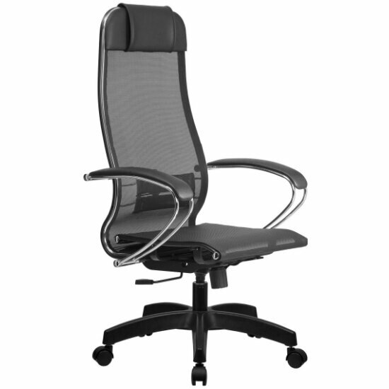 фото Кресло руководителя метта Комплект 4, Черный (основание 17831)