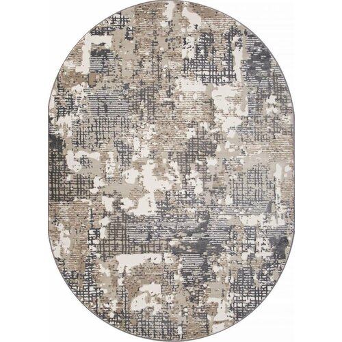 Ковер Овальный на пол в гостиную в спальню 160х300 см современный ворс 10 мм 296981 KoverVDom