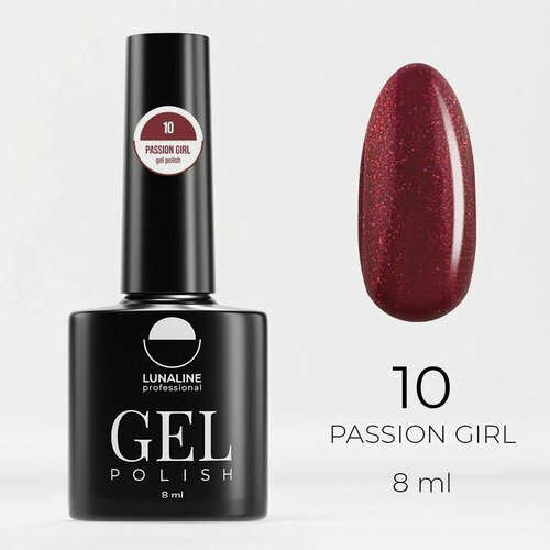 10 Luna Line Гель- лак д/ногтей Passion girl nail passion гель лак аметистовая крошка