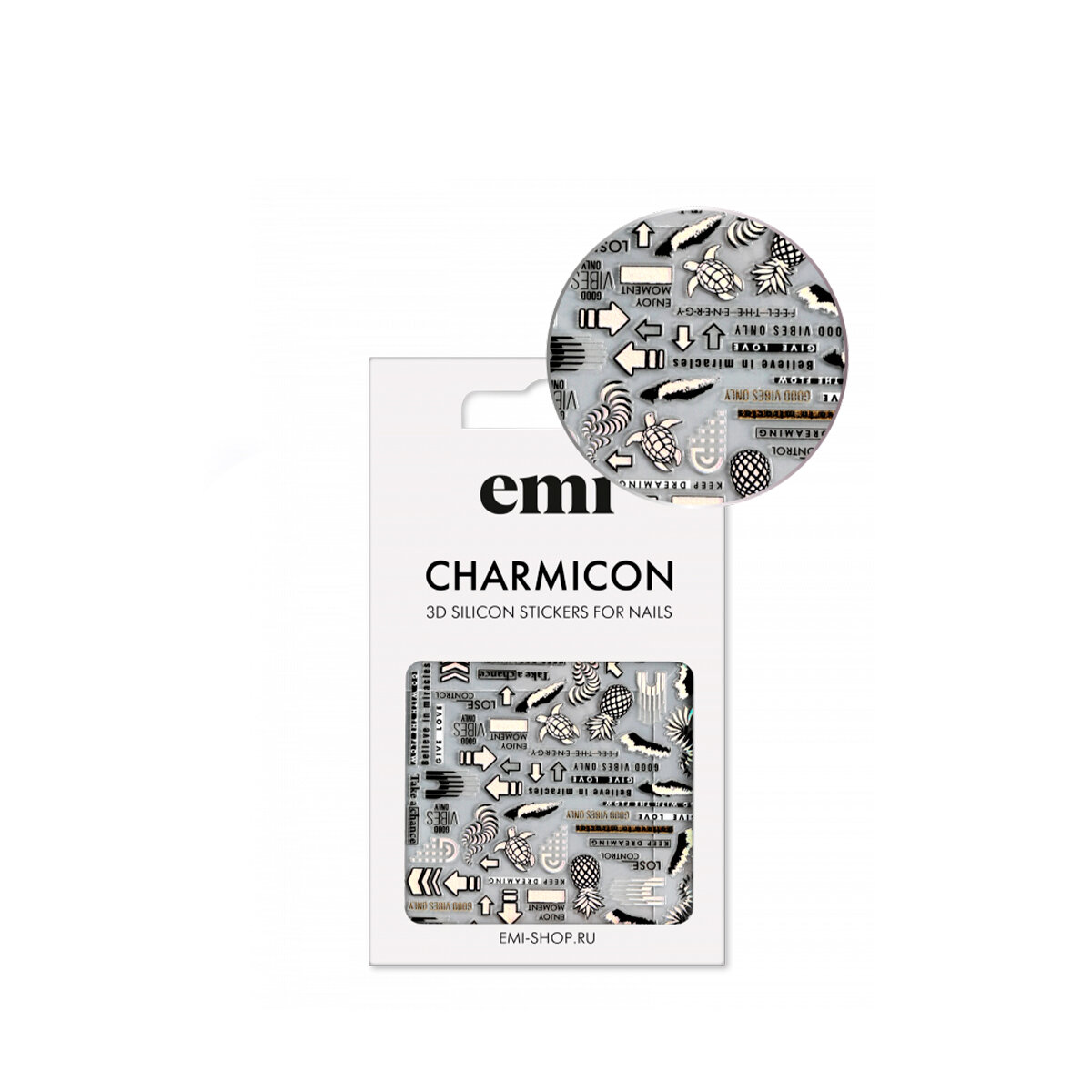 E.Mi, 3D-стикеры №213 Мысли Charmicon 3D Silicone Stickers