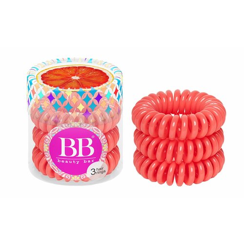 Резинка для волос Beauty Bar Hair-Rings Coral масло для регенерации защиты и блеска волос beauty bar hair oil healthy hair 30 шт