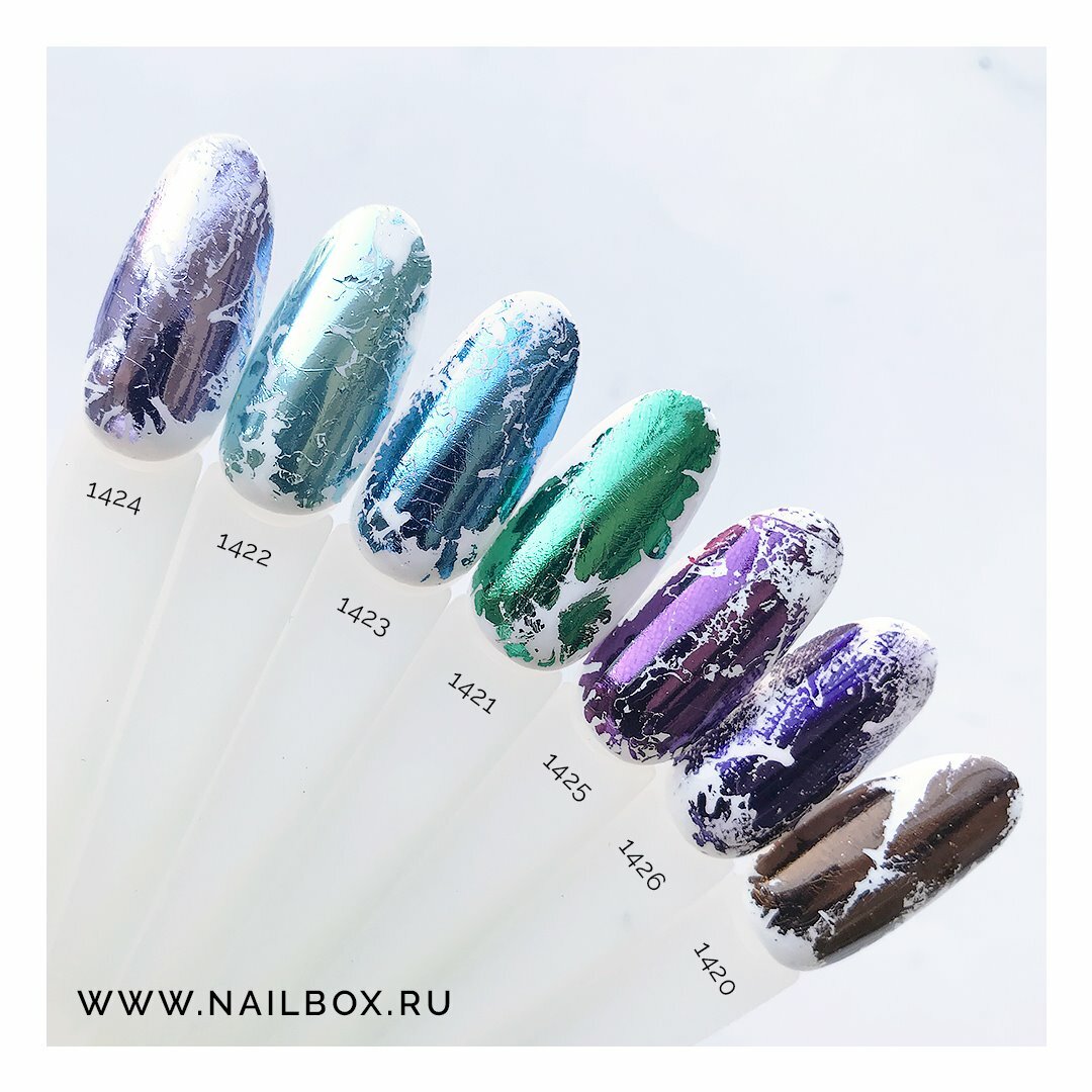 Фольга переводная Zoo Nail Art №1416 глянцевая золото, 4*50 см