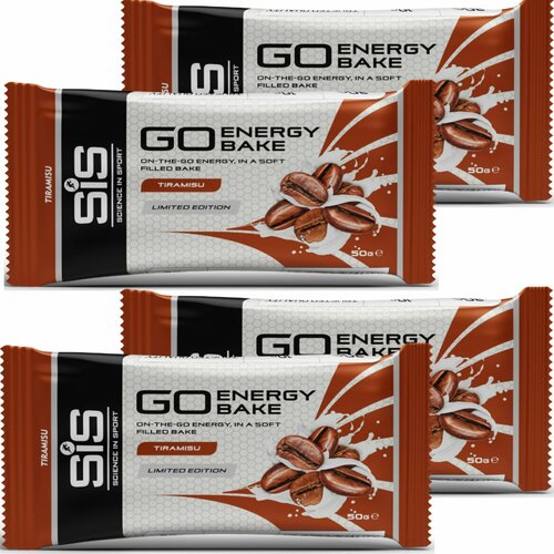 Энергетический батончик SCIENCE IN SPORT (SiS) GO Energy Bake 4 х 50 г, Тирамису