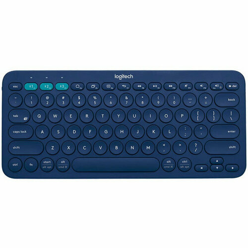 Клавиатура офисная Logitech K380 Multi-Device (синий) клавиатура logitech k380 dark grey 920 007584