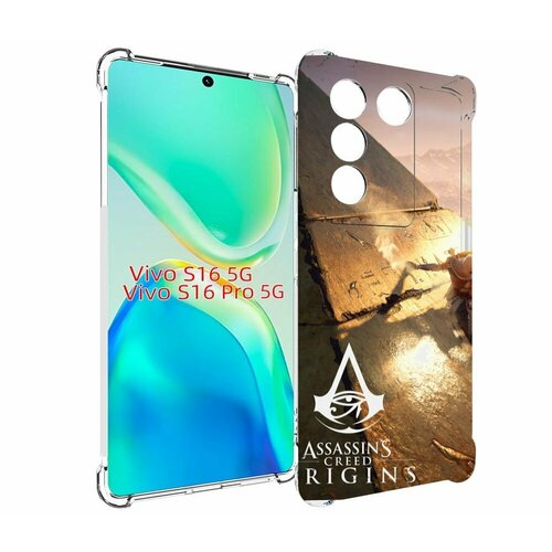 Чехол MyPads Assassin's Creed Origins для Vivo S16 5G / S16 Pro 5G / V27 / V27 Pro задняя-панель-накладка-бампер чехол mypads assassin s creed odyssey для vivo s16 5g s16 pro 5g v27 v27 pro задняя панель накладка бампер