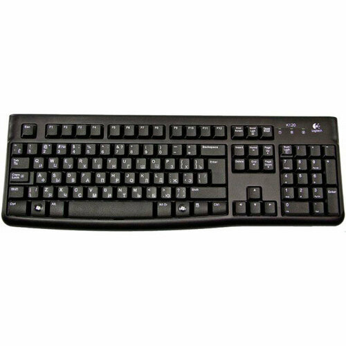 Клавиатура офисная Logitech K120 клавиатура logitech k120 for business черный