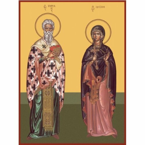 Икона Киприан и Устинья, арт MSM-6973-1