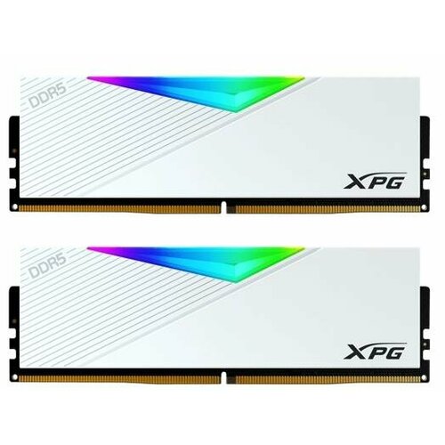 Оперативная память 32 Gb 6000 MHz ADATA XPG LANCER RGB (AX5U6000C3016G-DCLARWH) оперативная память 32 gb 5200 mhz adata lancer ax5u5200c3816g dclabk