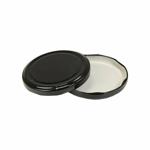 Крышка для банки. Твист-ОФФ 58 мм. 20 шт. Черная. Полондом. Краышка для консервирования. Крышка винтовая для банки.