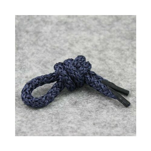 Ручка-шнур 6 мм №34 (темно-синяя), 35 см с пластиковыми наконечниками (100 шт)
