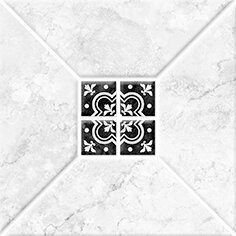 фото Риальто 1С тип 2 Плитка настенная серая 20х20