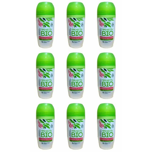 Дезодорант-антиперспирант Прелесть BIO нежность женский шариковый 50 мл 9 шт 1636₽