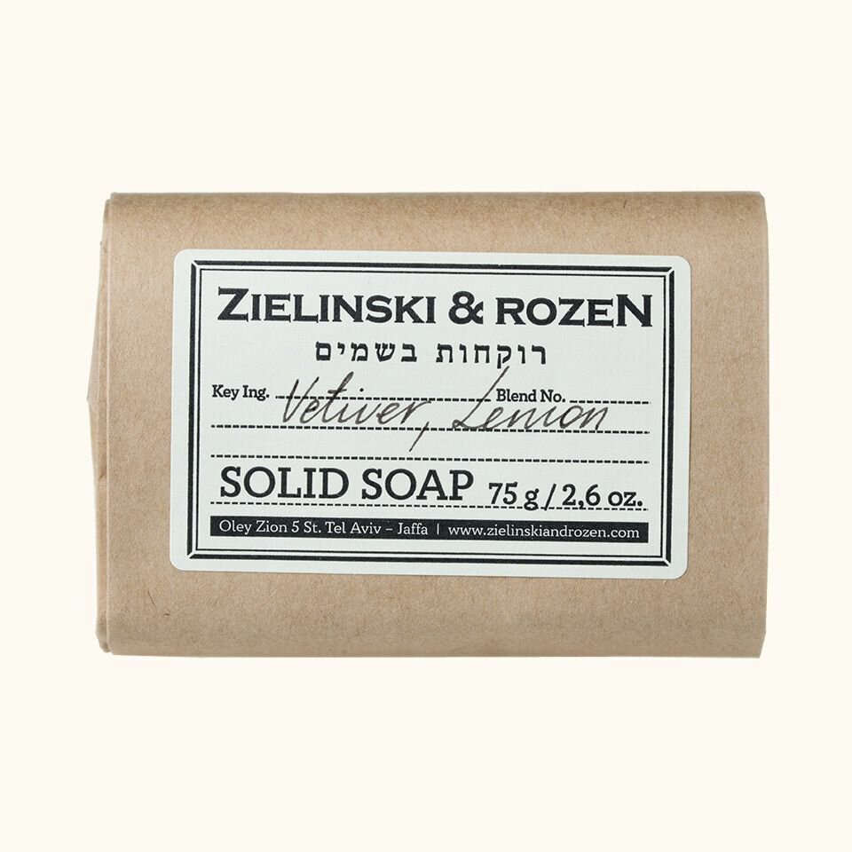 ZIELINSKI & ROZEN Мыло твердое Vetiver, Lemon