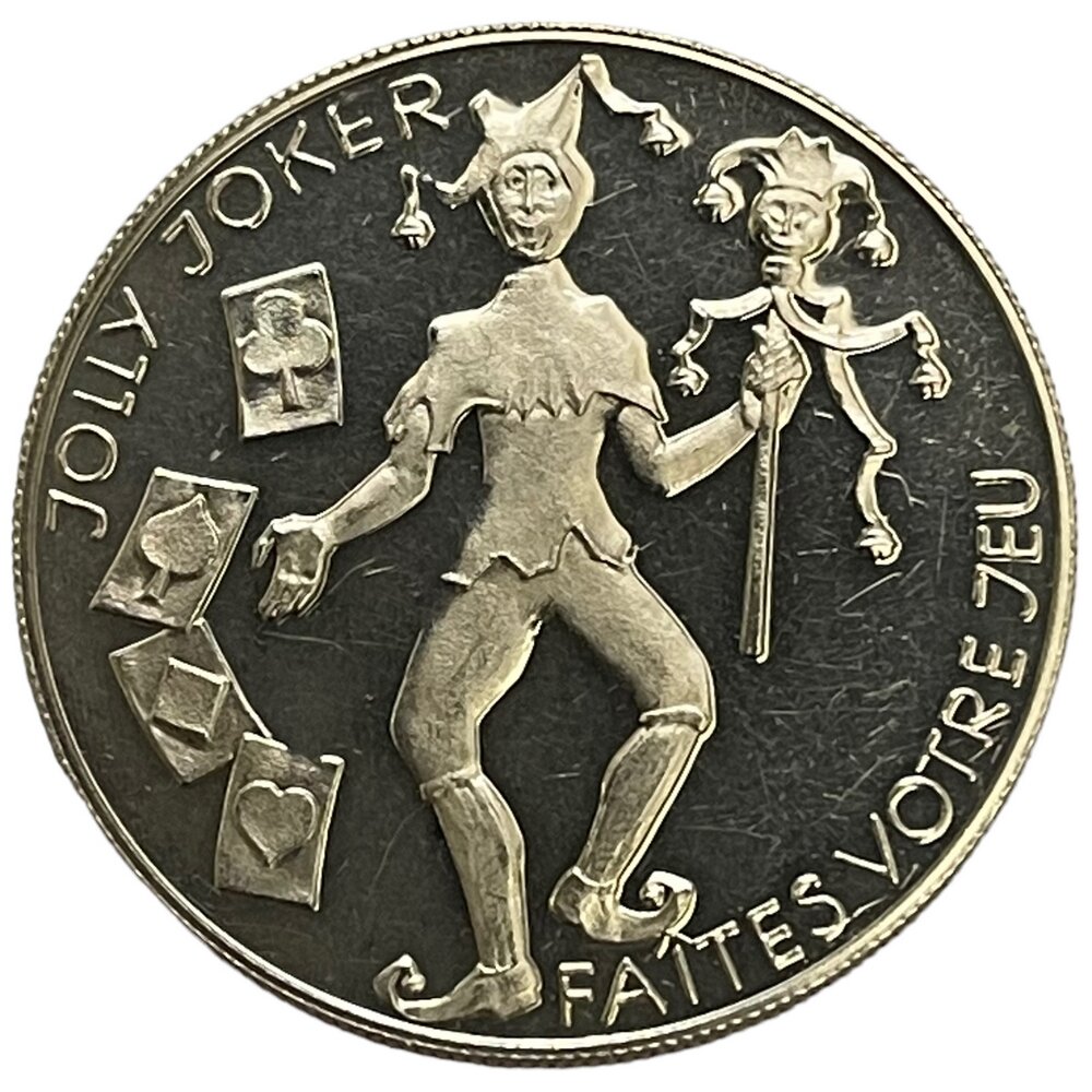 Австрия, жетон казино 100 шиллингов 1995-2005 гг. (Весёлый джокер) (Proof)