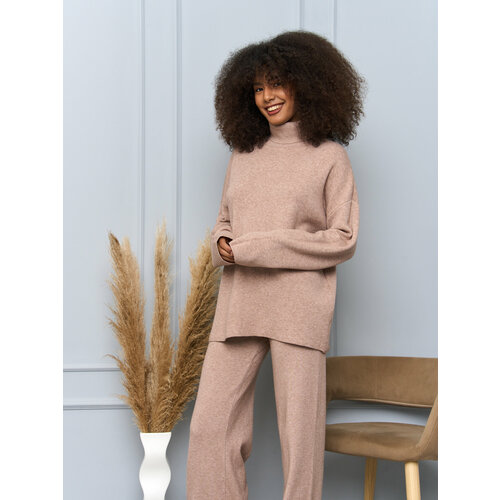 фото Костюм, размер 42-48/160-170, коричневый купи уют