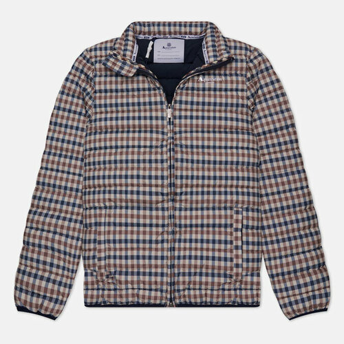 Пуховик Aquascutum, силуэт прямой, подкладка, размер l, бежевый