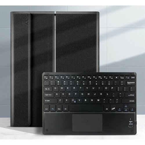 клавиатура с чехлом mypads tasti keyboard для teclast m40 plus p30s p40hd съёмная беспроводная bluetooth клавиатура черная кожаная Клавиатура с чехлом MyPads Tasti Keyboard для Lenovo Tab M10 Plus 3rd Gen (TB-125FU/128FU 10.6) / Xiaoxin Pad 2022 (2022) TB128FU съёмная беспровод.