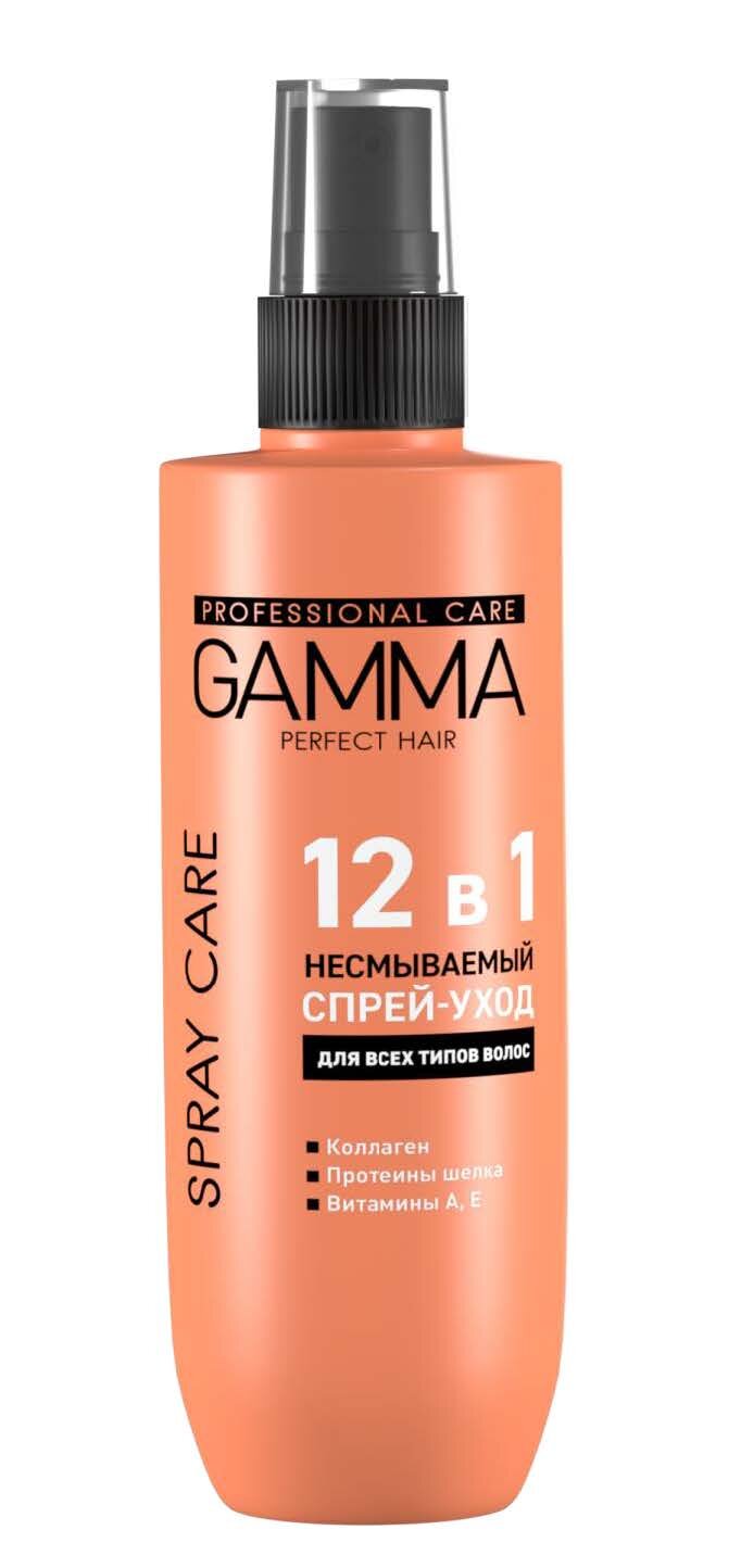 Спрей-уход ДЛ "GAMMA PERFECT HAIR" несмываемый 12В1 свобода