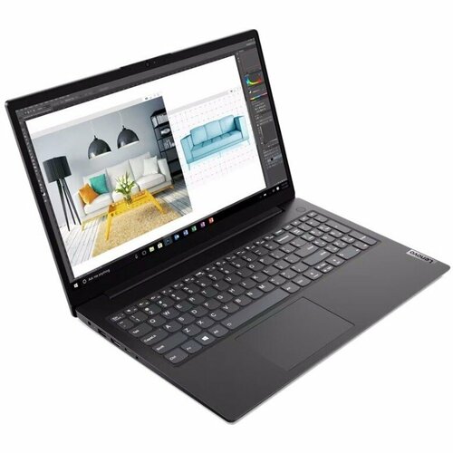 Lenovo V15 G2 IJL 82QY00PHUE (клав. РУС. грав.) Black 15.6 FHD TN Cel N4500-4Gb-256Gb SSD-DOS